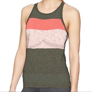 Prana Gray High Neck Racerback Sport Tank Alois